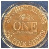 .999 FINE SILVER ONE TROY OUNCE (840 AL)