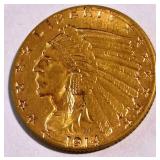 1914 U.S. $2 ï¿½ GOLD COIN (820)