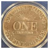 .999 FINE SILVER ONE TROY OUNCE (840 AC)