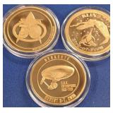 STAR TREK CONVENTION COINS (988 D)