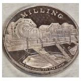 .999 FINE SILV ER ONE TROY OUNCE (991 K)