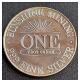 .999 FINE SILVER - ONE TROY OUNCE (890 C)