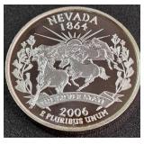 2006 NEVADA .999 1OUNCE SILVER COIN (884 G)