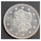 ONE TROY OZ .999 FINE SILVER COIN (872 B)