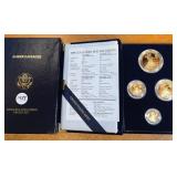 1988 AMERICAN EAGLE GOLD BULLION PROOF SET (899 B)