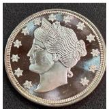ONE TROY OUNCE .999 FINE SILVER (872 A)