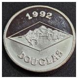 1 TROY OZ .999 FINE SILVER COIN (895 J)