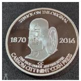 ONE TROY OUNCE .999 FINE SILVER (434 D)