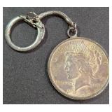 1922 - PEACE SILVER DOLLAR KEY CHAIN (897 A)