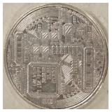 2022 1OZ .999 FINE SILVER CRYPTO BITCOIN (997 G)