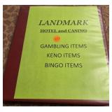 GAMBLING ITEMS, KENO ITEMS & MORE (477)