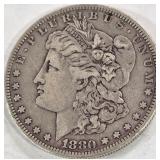 1880 - MORGAN SILVER DOLLAR (999 A16)