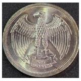 .999 FINE SILVER ONE TROY OUNCE (884 W)