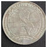 .999 FINE SILVER - ONE TROY OUNCE (887 C)