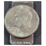 1974 EISENHOWER MONEY CLIP (942)