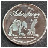 .999 FINE SILVER - ONE TROY OUNCE (890 AJ)