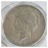 1923 - PEACE SILVER DOLLAR (999 A99)