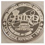 CASINO .999 FINE SILVER ONE TROY OUNCE (440 D)