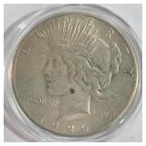 1926 - PEACE SILVER DOLLAR (999 A92)