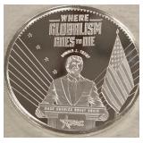 DONALD J. TRUMP 1oz .999 FINE SILVER (986 A)