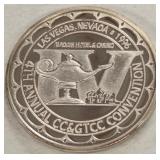 CASINO .999 FINE SILVER ONE TROY OUNCE (440 N)