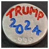 72Grams .999 FINE SILVER - TRUMP 2024 (360)