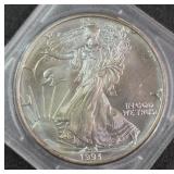 1993 - 1oz FINE SILVER ONE DOLLAR (579 E)