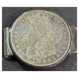 1881 O - SILVER MORGAN DOLLAR 'MONEY CLIP' (898 F)