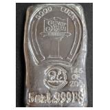 5ozt .999 FINE SILVER INGOT (681 B)