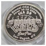 CASINO ONE TROY OUNCE .999 FINE SILVER (984 A)