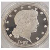 .999 FINE SILVER - ONE TROY OUNCE (786 C)