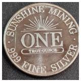 .999 FINE SILVER - ONE TROY OUNCE (890 T)