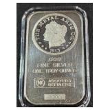 .999 FINE SILVER - ONE TROY OUNCE (918 B)