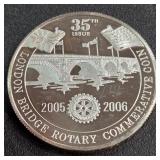 HOOVER DAM 1oz SILVER DOLLAR COIN (888 D)