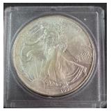 1995 - 1oz FINE SILVER ONE DOLLAR (579 AK)