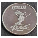 UNLV REBELS 1 TROY OZ .999 FINE SILVER (888 N)