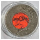 1923 - PEACE SILVER DOLLAR (999 A97)