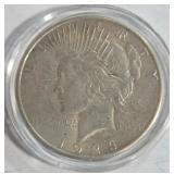 1923 - PEACE SILVER DOLLAR (999 A98)