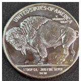 1 TROY OZ .999 FINE SILVER (884 AB)