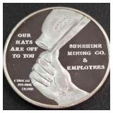 .999 FINE SILVER - ONE TROY OZ (890 U)