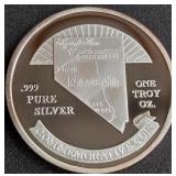 .999 PURE SILVER ONE TROY OZ  (887 H)