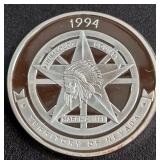 1994 NEVADA 1oz SILVER COIN (887 D)