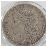1884 - MORGAN SILVER DOLLAR (999 A27)