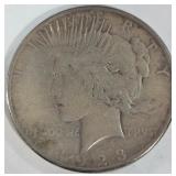 1923 - PEACE SILVER DOLLAR (999 A84)
