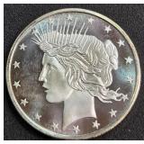 .999 FINE SILVER BULLION ROUND 1 TROY OZ (872 D)