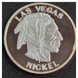 LAS VEGAS 1oz SILVER COIN (884 AK)