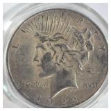 1922 - PEACE SILVER DOLLAR (999 A81)