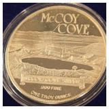 ONE TROY OUNCE .999 FINE SILVER COIN (983 J)