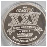 CASINO ONE TROY OUNCE .999 FINE SILVER (984 D)