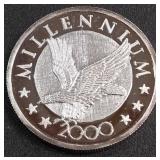 ONE TROY OUNCE .999 FINE SILVER COIN (888 Z)